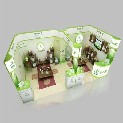 茶葉展臺(tái)設(shè)計(jì)3X6M